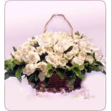 Large Basket with Jasmines